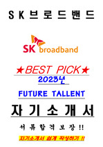 SK브로드밴드 2023년 FUTURE TALLENT 서류합격 자기소개서, 자소서 [최종합격]