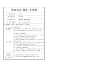 학교급식표준레시피-잎새만두 부추샐러드