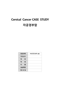 A+ CASE STUDY 자궁경부암 케이스 / 간호진단 5개 / 간호과정 3개 / Cervical Cancer CASE