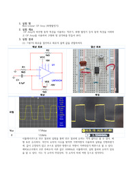 Non-Linear OP Amp (파형발생기)-결과보고서