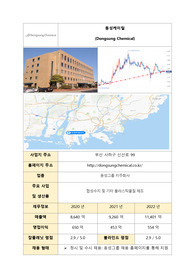 동성케미컬(Dongsung Chemical) 취업 면접 대비 비법서