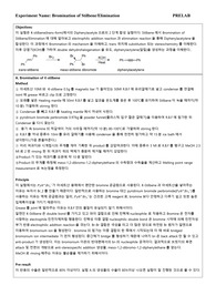 [유기실2 A+] Exp. 2_Diphenylacetylene from Stilbene (Bromination of Stilbene/Elimination) 프리랩