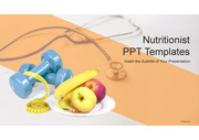 다이어트 영양 계획 고급 PPT 템플릿 다이어그램 그래픽 타입 flow 차트 아이콘