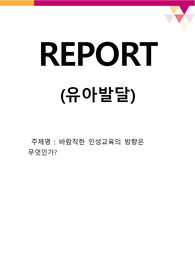 바람직한 인성교육의 방향은 무엇인가?