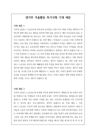 자율활동 특기사항 예문 30개입니다. 자율활동 작성에 막막하신 분들이 보시면 큰 도움이 될 것입니다.