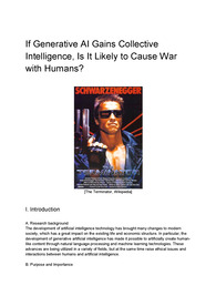 [영문] 생성형 인공지능이 집단지성을 갖게 되면 인간과의 전쟁을 일으킬 가능성 Unleashing Unlimited Intelligence_ AI and Collective Intelligence Combined!