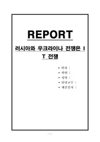 러시아와 우크라이나 전쟁은 IT 전쟁