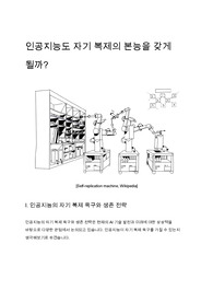 인공지능도 자기 복제의 본능을 갖게 될까? Unveiling Artificial Intelligence&#039;s Natural Urge for Self-Replication