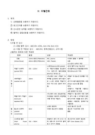 수혈간호입니다 목적, 방법, 과정, 부작용 등등 자세히 기술하였습니다.