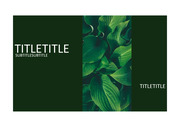 발표용 피피티/녹색/식물/깔끔한 피피티/심플한 피피티/ppt 템플릿 양식/비즈니스/디자인