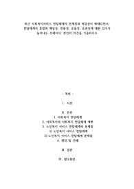 A+최근 사회복지서비스 전달체계의 연계성과 복잡성이 확대되면서, 전달체계의 통합과 책임성, 전문성, 효율성, 효과성에 대한 강조가 늘어나는 추세이다. 본인의 의견을 기술하시오