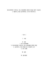 A+한국사회에서 나타나는 분노조절장애와 관련된 현상을 찾아 기술하고 그 대안적 논의를 심리학적인 근거로 제시하시오.