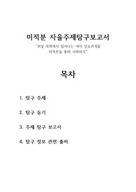 미적분 자율주제탐구 보고서 세특