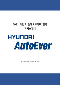 2022 하반기 현대오토에버 합격 자기소개서
