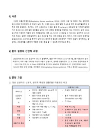아동간호학 신생아호흡곤란증후군 케이스 RDS study case 간호과정 5개 포함!
