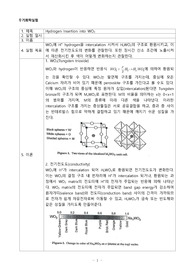 무기화학실험 실험 5 Hydrogen Insertion into WO3 예비