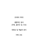 <모래의 여자>  종합적인 분석 (주제, 줄거리 및 구조)  독후감 및 학술적 분석  아베 코보