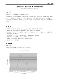 분말의 입도 분석(2) _입도계_레이저 분석법_SiO2