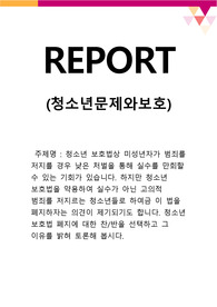 청소년 보호법상 미성년자가 범죄를 저지를 경우 낮은 처벌을 통해 실수를 만회할 수 있는 기회가 있습니다