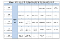장기요양기관 월별 프로그램계획서(요양원, 주간보호, 방문요양 프로그램계획서)