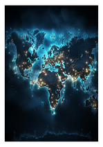에너지 지구 세계 지도 책표지 전자책 표지