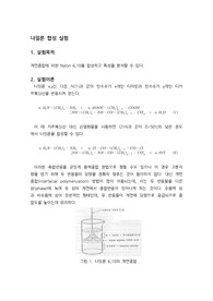 나일론 합성 예비레포트