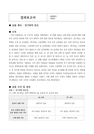 화학공학실험 전기화학 반응 결과보고서