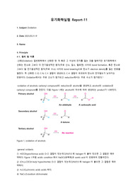 유기화학실험 oxidation
