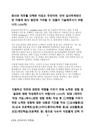 2022 CJ 올리브 네트웍스 AI 개발자 합격 자기소개서 (자소서)