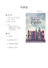 글쓰기로 부업하라 독후감