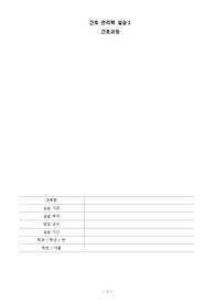 간호관리학실습 QI보고서, 질관리보고서, 신경과병동 QI 보고서, A+자료입니다