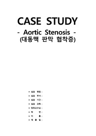 대동맥판막협착증 케이스스터디(Aortic Stenosis case study)