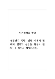 인간성장과발달_청장년기 성장. 발달 이론에 빗대어 월터의 상상은 현실이 된다. 를 풀어서 설명하시오.