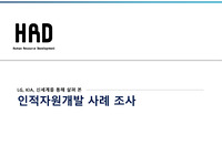 인적자원개발론_LG, KIA, 신세계 인적자원개발 사례_발표문