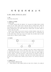 가족상담보고서, 해결중심단기상담,  이야기치료상담