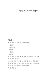 인간의 우주 탐사 프로그램