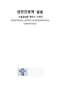 자궁 절제술 Hysterectomy without lymphadenectomy (Laparoscopy)