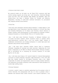 울산과학기술원(UNIST) 유니스트 대학원 신소재공학과 자기소개서 연구계획서