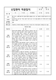어린이집 신입원아 적응일지 만1세 13명분