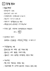 [A+] 분자량 측정 결과 보고서 레포트