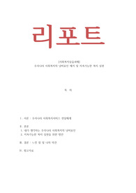 사회복지실습과제_우리나라 사회복지의 낭비요인 제거 및 지속가능한 복지 실현