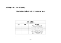 지역사회간호학 지보계 광주광역시 광산구 지보계입니다.
