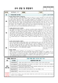 22_2분기 유아관찰기록_만5세_6,7,8월_7명_일상생활_놀이모습