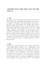 사회복지행정 관리자의 역할을 설명하되 각각의 역할 사례를 제시하시오