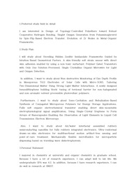 울산과학기술원(UNIST) 유니스트 일반대학원 화학과 자기소개서 연구계획서