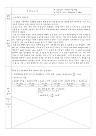 [물리화학실험] 초산에틸의 검화반응 결과보고서