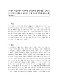 각국의 아동수당과 비교하여 우리나라의 현재 아동수당제도가 바르게 시행되고 있는지에 관해 찬성과 반대의 의견을 제시하시오