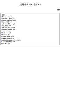 작곡 기초 이론 노트