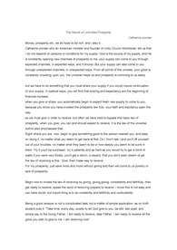 book report the secret of unlimited prosperity  catherine ponder
