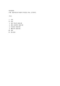 상담이론들의 대표적 특징들을 비교, 분석하기